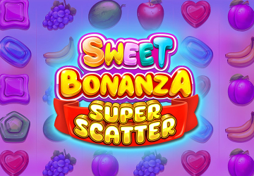 Слот Sweet Bonanza Super Scatter в казино Мелстрой